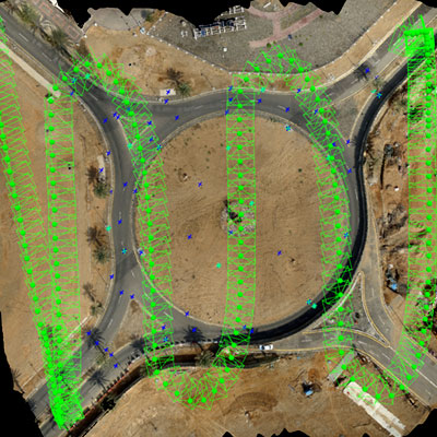 Here is what a typical roundabout looks like after a reconstruction